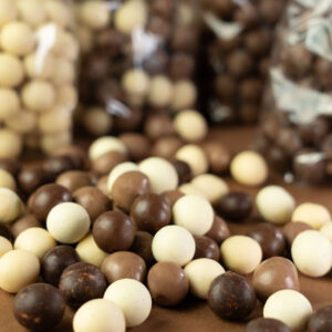 nocciole ricoperte al cioccolato